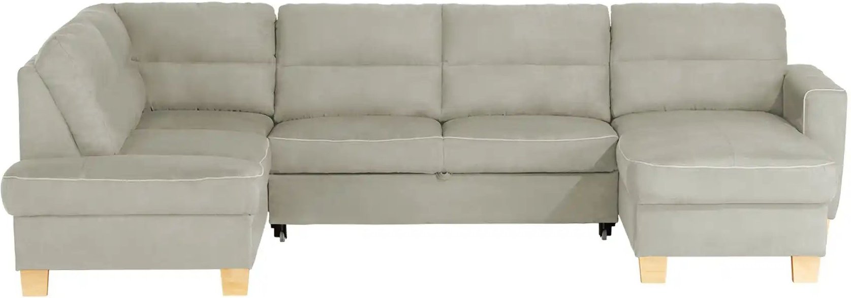 uno Wohnlandschaft mit Schlaffunktion  Vito ¦ grau ¦ Maße (cm): B: 309 H: 87 T: 190.0 Polstermöbel > Sofas > Schlafsofas...