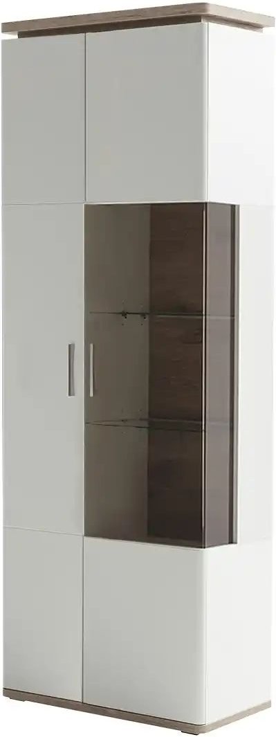 uno Kombi-Vitrine Parez ¦ weiß ¦ Maße (cm): B: 75 H: 208 T: 38.0 Schränke > Vitrinen - Höffner