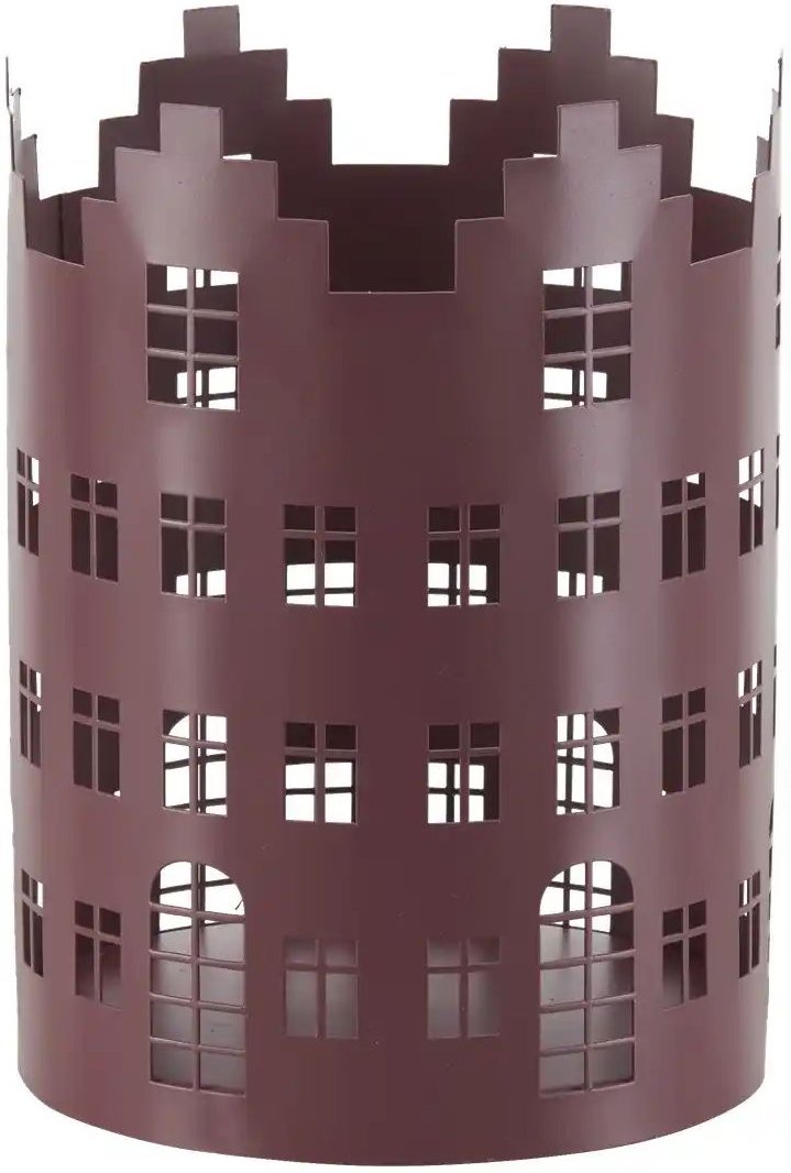 HOME STORY Windlicht ¦ lila/violett ¦ Eisen ¦ Maße (cm): H: 16 Ø: 12 Accessoires > Kerzen & Kerzenständer - Höffner