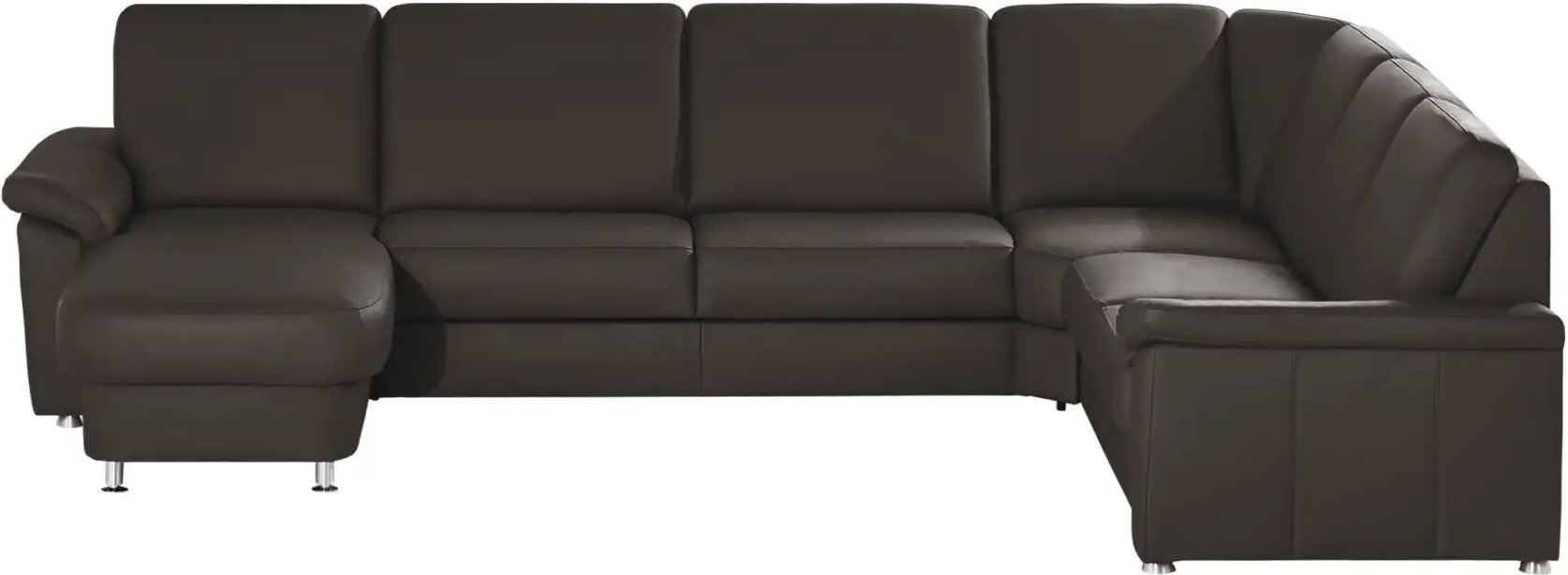 Thumbnail - meinSofa Wohnlandschaft Leder Carolin ¦ braun ¦ Maße (cm): B: 330 H: 91 T: 240.0 Polstermöbel > Sofas > Wohnlandschaften...
