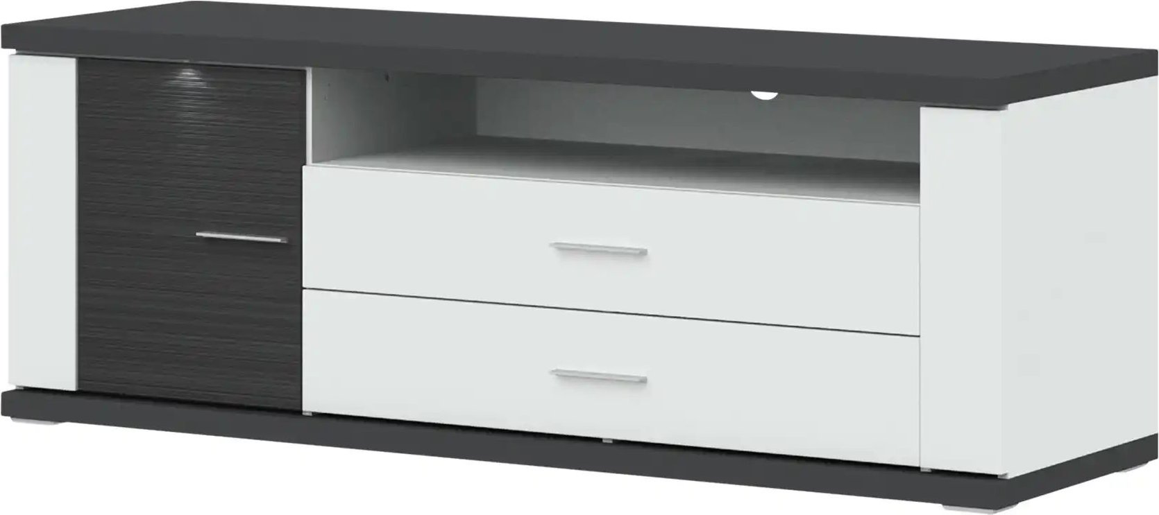 uno TV-Lowboard Titan ¦ grau ¦ Maße (cm): B: 168 H: 60 T: 52.0 Kommoden & Sideboards > Lowboards - Höffner