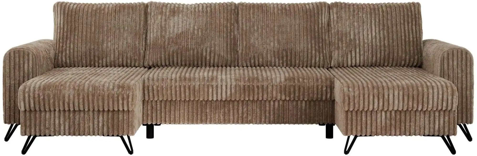 Wohnlandschaft Braun ¦ braun ¦ Maße (cm): B: 312 H: 90 Polstermöbel > Sofas > Schlafsofas - Höffner