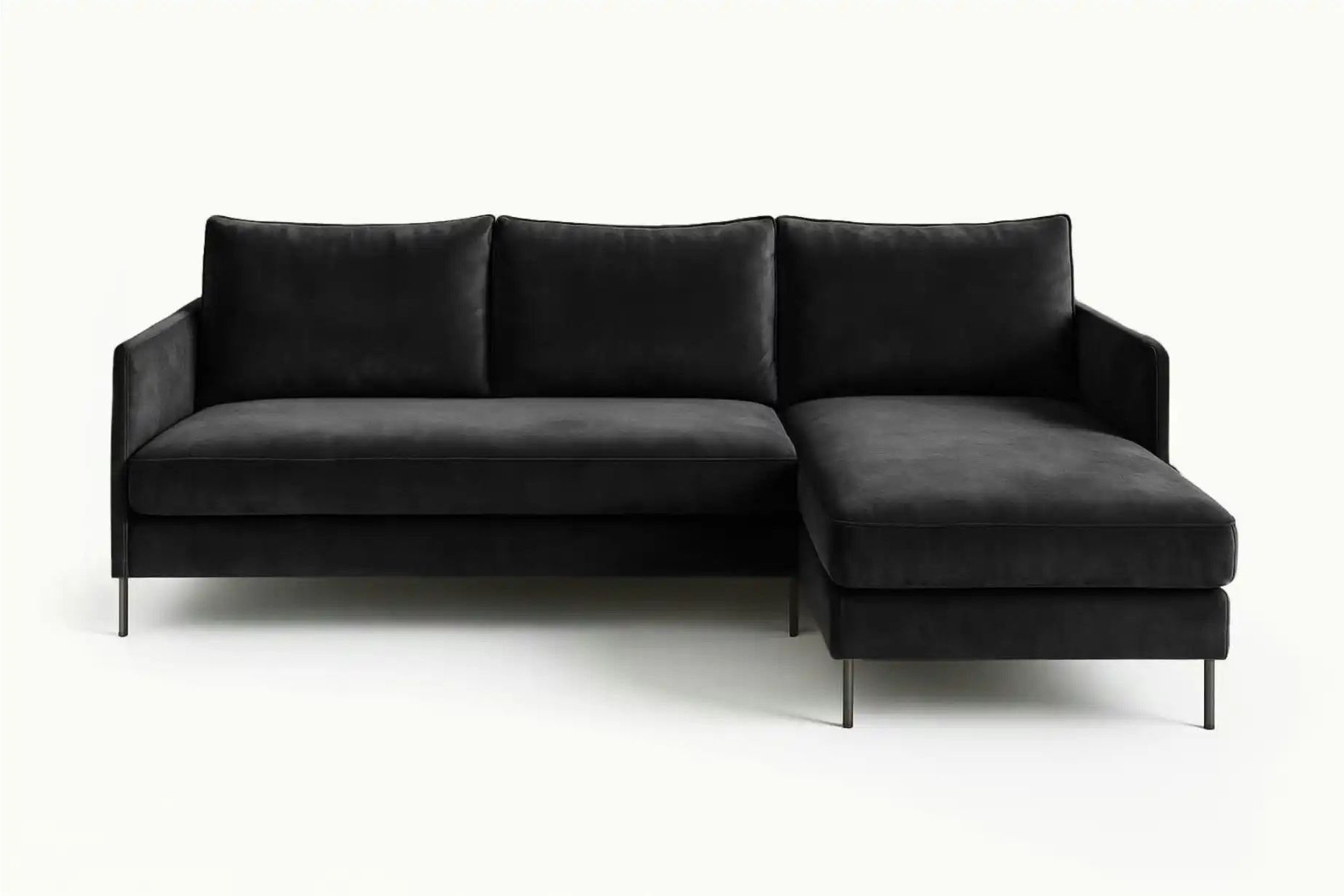 Ecksofa Bellis ¦ schwarz ¦ Maße (cm): B: 216 H: 95 Polstermöbel > Sofas > Ecksofas - Höffner