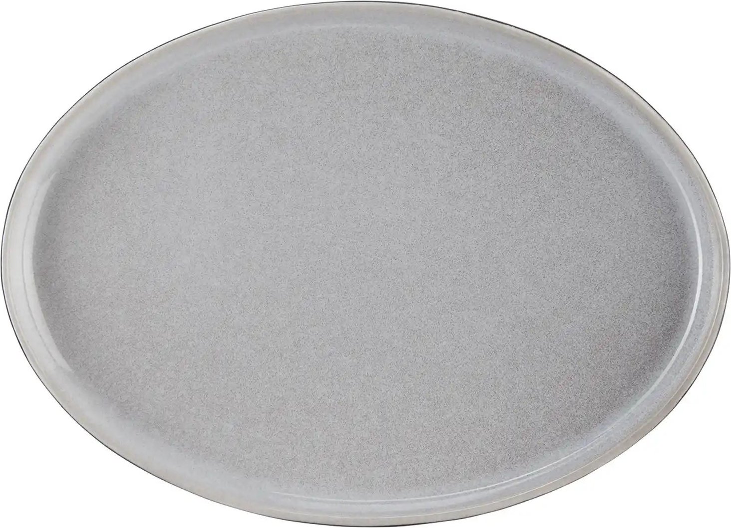 Peill+Putzler Servierplatte Como ¦ grau ¦ Porzellan ¦ Maße (cm): B: 25,2 H: 18,2 T: 2.2 Geschirr > Einzelgeschirrteile ...