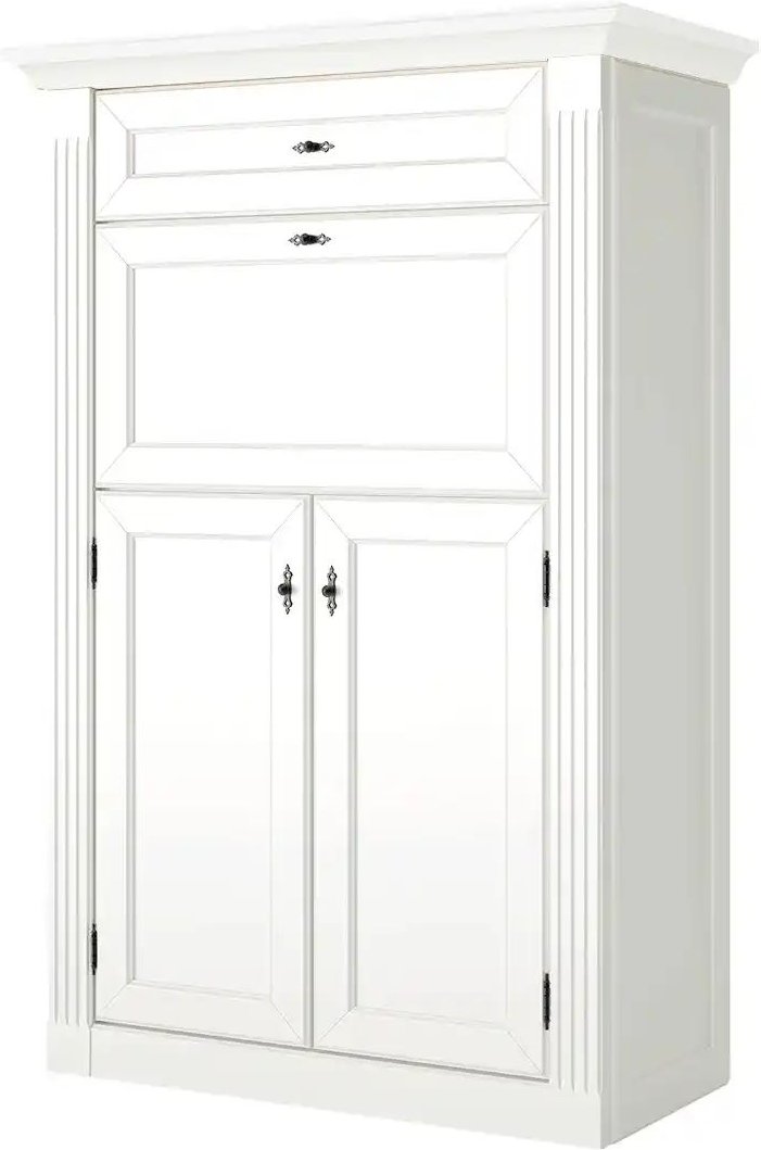 maison bleue Sekretär Petit Chalet ¦ weiß ¦ Maße (cm): B: 90 H: 137 T: 44.0 Kommoden & Sideboards > Sekretäre - Höffner