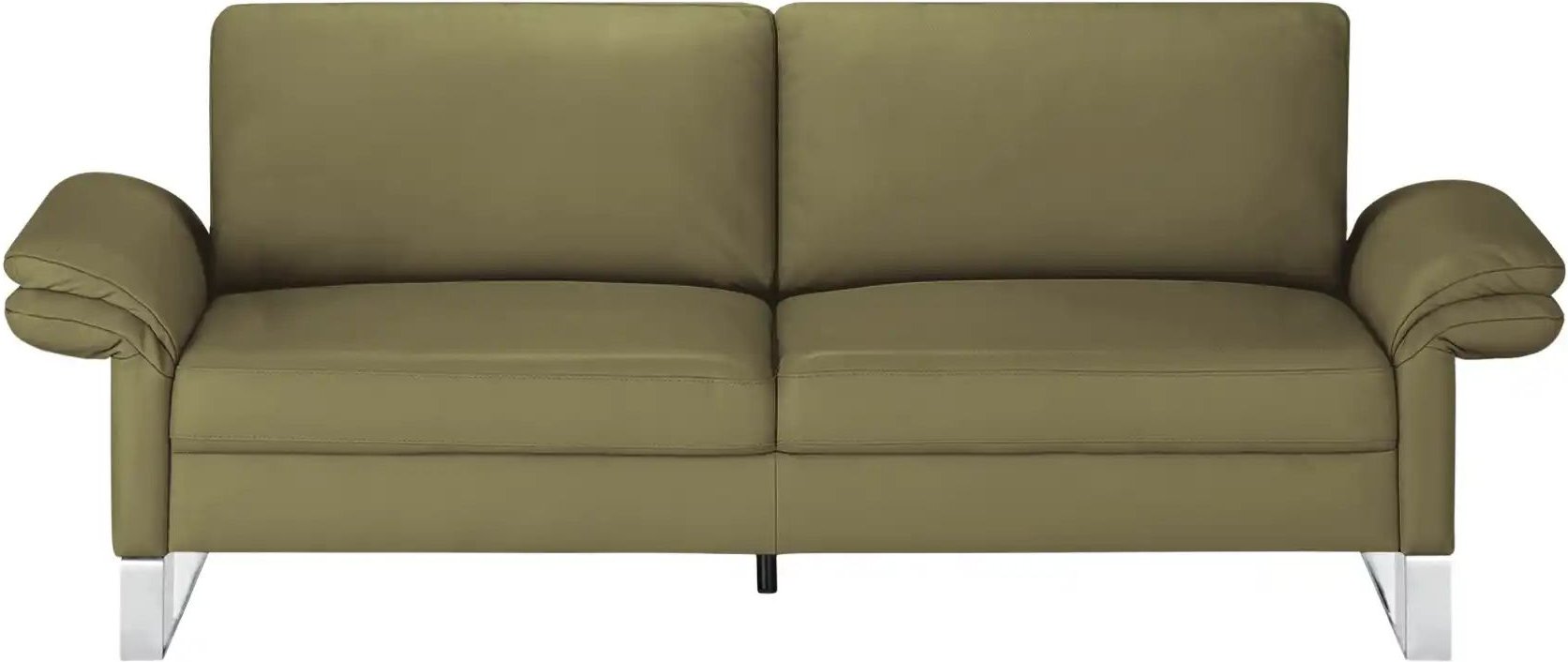 Thumbnail - Max Schelling Einzelsofa aus Echtleder Maximum ¦ grün ¦ Maße (cm): B: 234 H: 86 T: 97.0 Polstermöbel > Sofas > 3-Sitzer ...