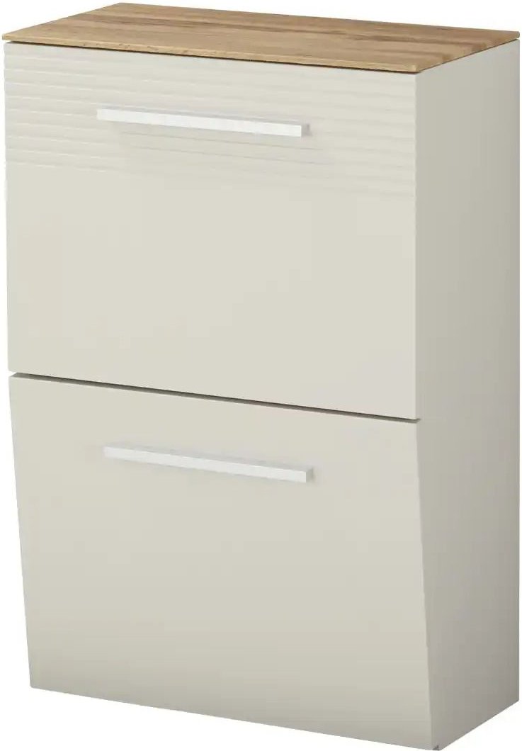 Wohnwert Hängeschuhschrank Helen ¦ creme ¦ Maße (cm): B: 53 H: 79 T: 28.0 Garderoben & Kleiderstangen > Garderoben Schu...