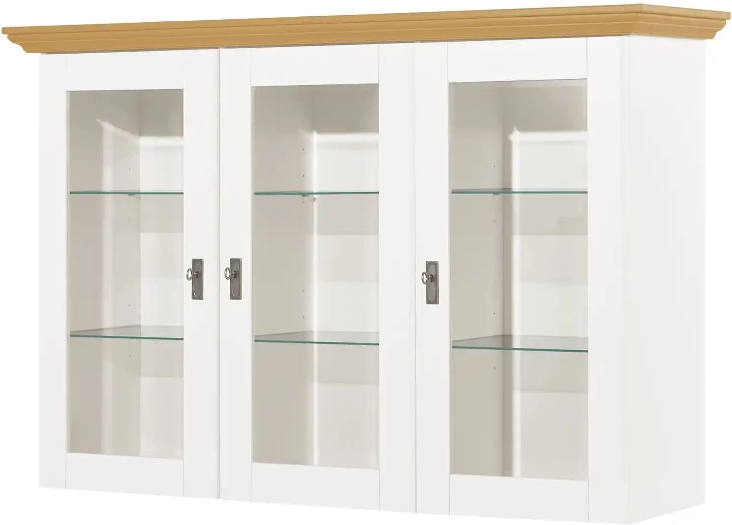 maison bleue Vitrinenaufsatz für Sideboard Florian ¦ weiß ¦ Maße (cm): B: 171,3 H: 112 T: 48.0 Schränke > Buffets - Höff...