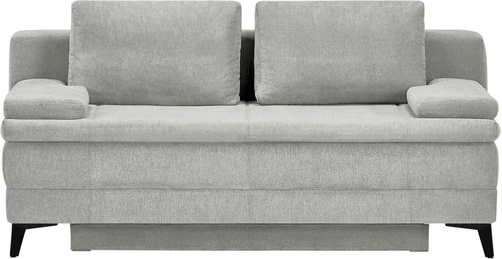 Schlafsofa Boxspring Ciri ¦ grau ¦ Maße (cm): B: 200 H: 93 T: 107.0 Polstermöbel > Sofas > 2-Sitzer - Höffner