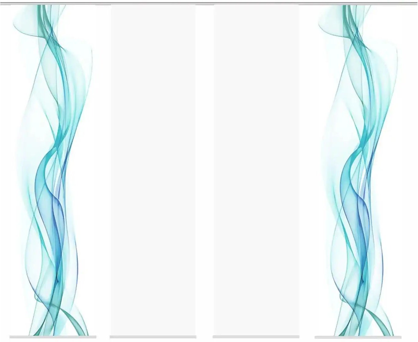 HOME Wohnideen Schiebevorhang ¦ blau ¦ Maße (cm): B: 60 Gardinen & Rollos > Gardinen & Vorhänge > Schiebegardinen - Hö...