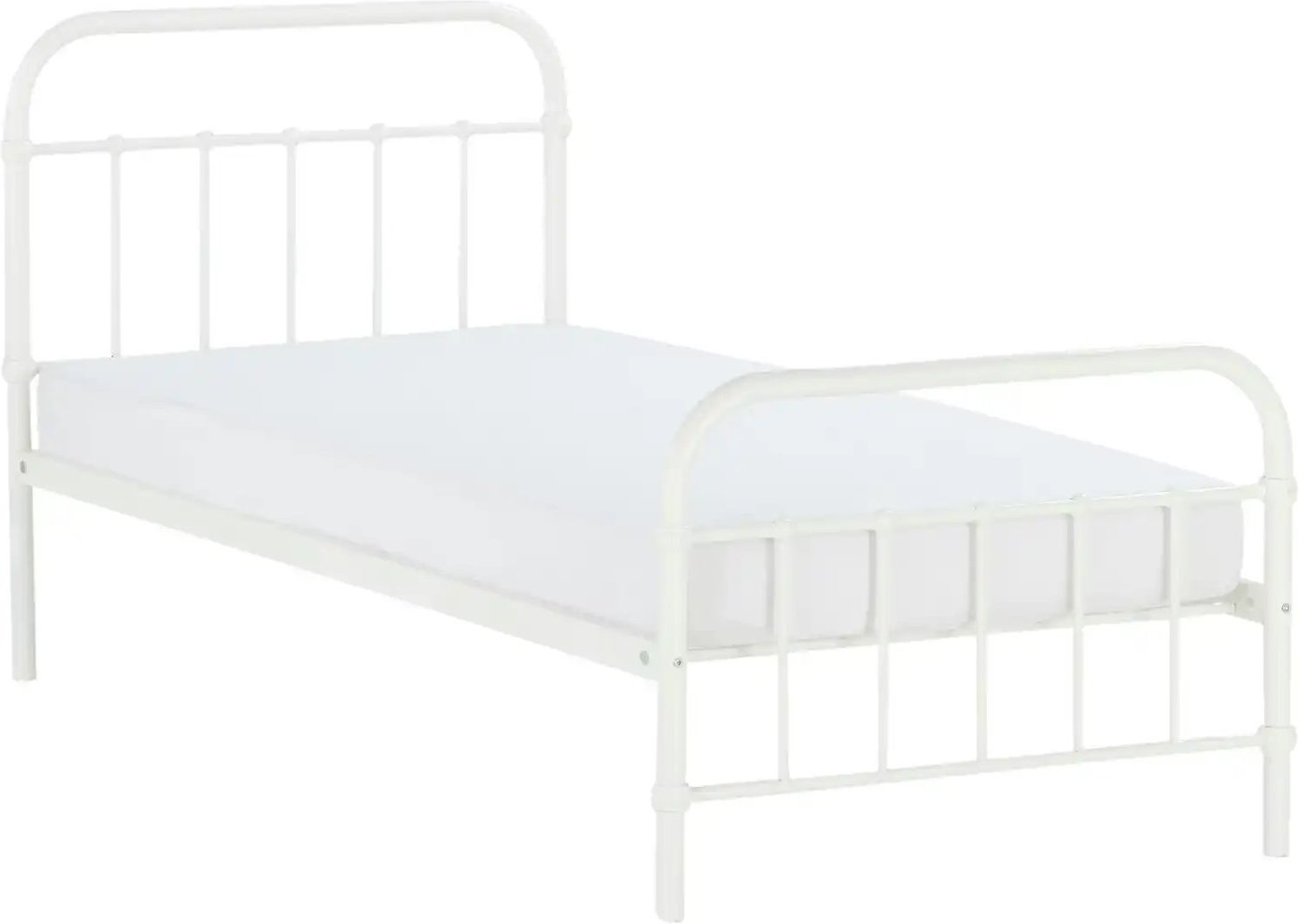 Metallbett  Susanna ¦ weiß ¦ Maße (cm): B: 97 H: 102 Betten > Bettgestelle - Höffner