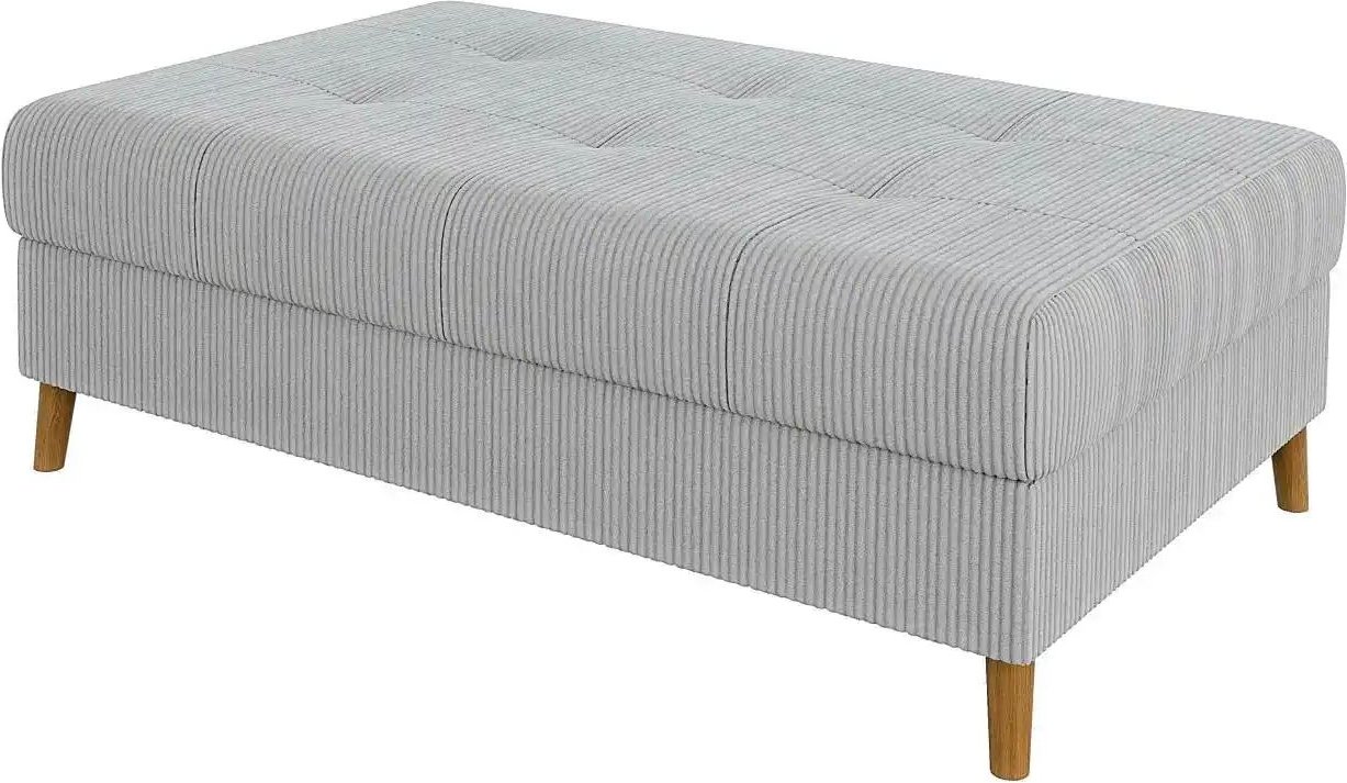S-STYLE Hocker Maya ¦ grau ¦ Maße (cm): B: 118 H: 40 Polstermöbel > Hocker - Höffner