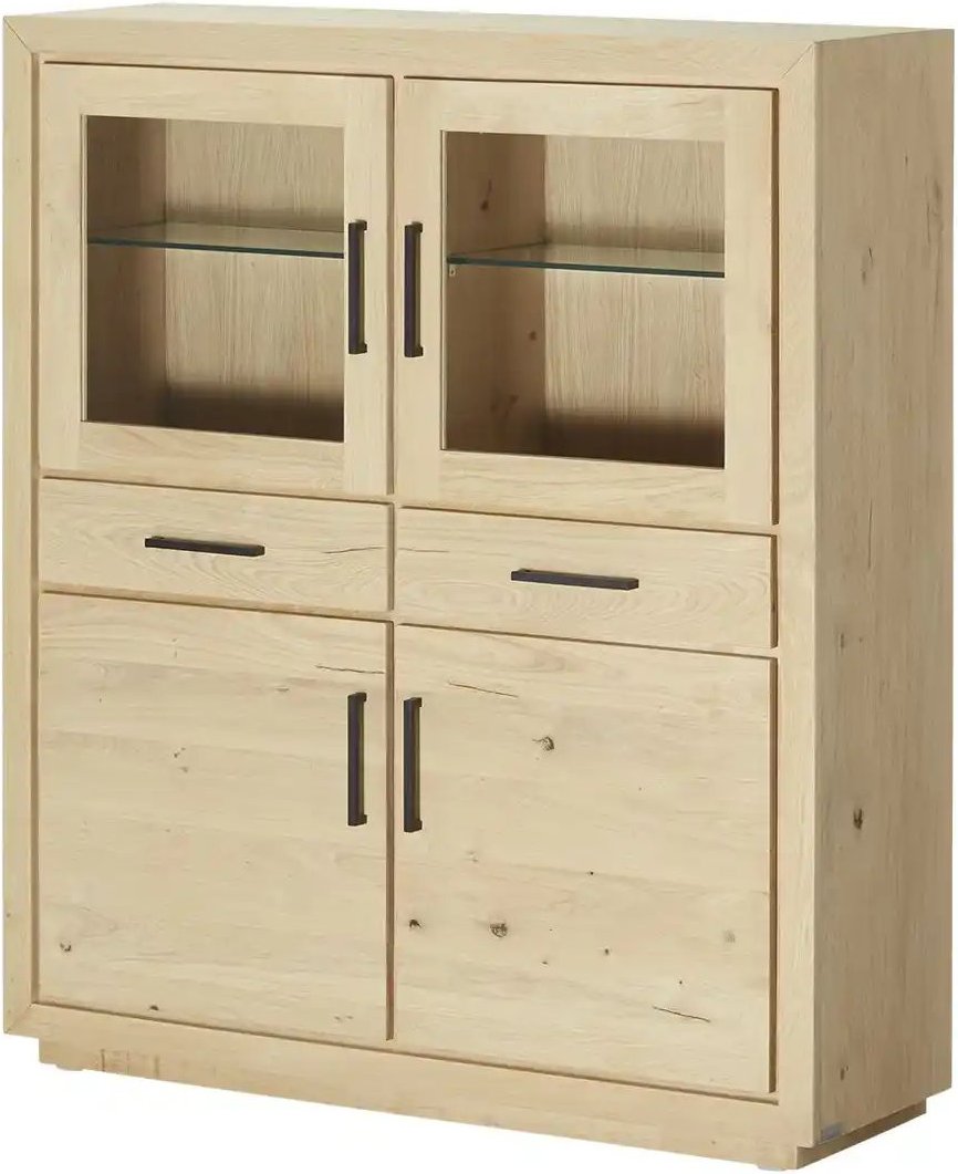 Gray & Jones Highboard Black Coast One ¦ holzfarben ¦ Maße (cm): B: 130 H: 150 T: 42.0 Kommoden & Sideboards > Highboar...