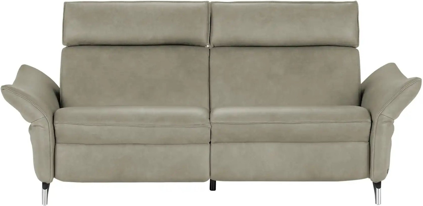 himolla Einzelsofa aus Echtleder 1926 ¦ grau ¦ Maße (cm): B: 194 H: 94 T: 95.0 Polstermöbel > Sofas > 2-Sitzer - Höffner