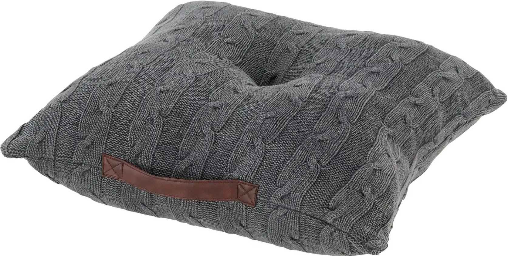 Gray & Jones Bodenkissen Strick ¦ grau ¦ Maße (cm): B: 60 Dekokissen & Decken > Kissen > Bodenkissen - Höffner