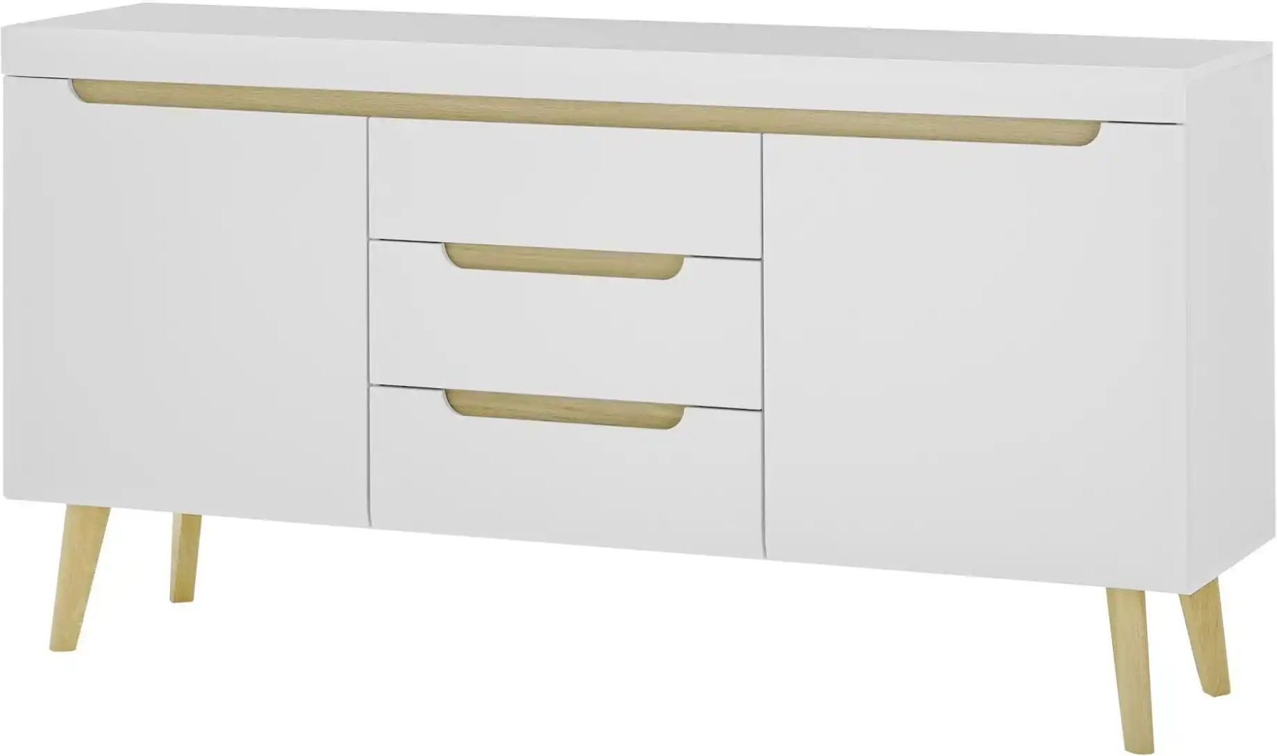 Sideboard Malaren ¦ weiß ¦ Maße (cm): B: 160 H: 83 T: 40.0 Kommoden & Sideboards > Sideboards - Höffner
