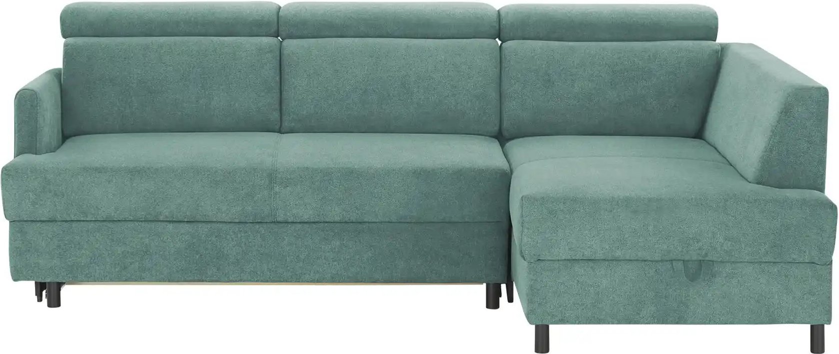 Ecksofa Fabienne ¦ grün ¦ Maße (cm): B: 228 H: 81 T: 158.0 Polstermöbel > Sofas > 3-Sitzer - Höffner