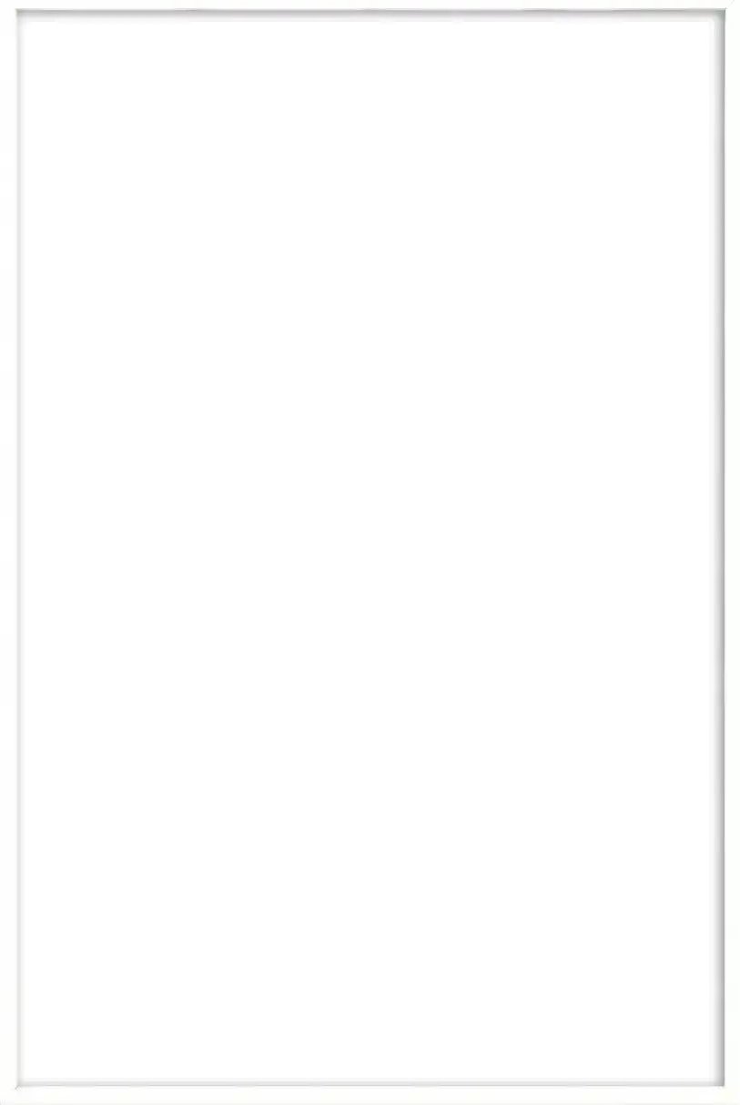 Bilderrahmen 40x60 cm ¦ weiß ¦ Kunststoff ¦ Maße (cm): B: 40 H: 60 T: 2.0 Accessoires > Bilderrahmen - Höffner