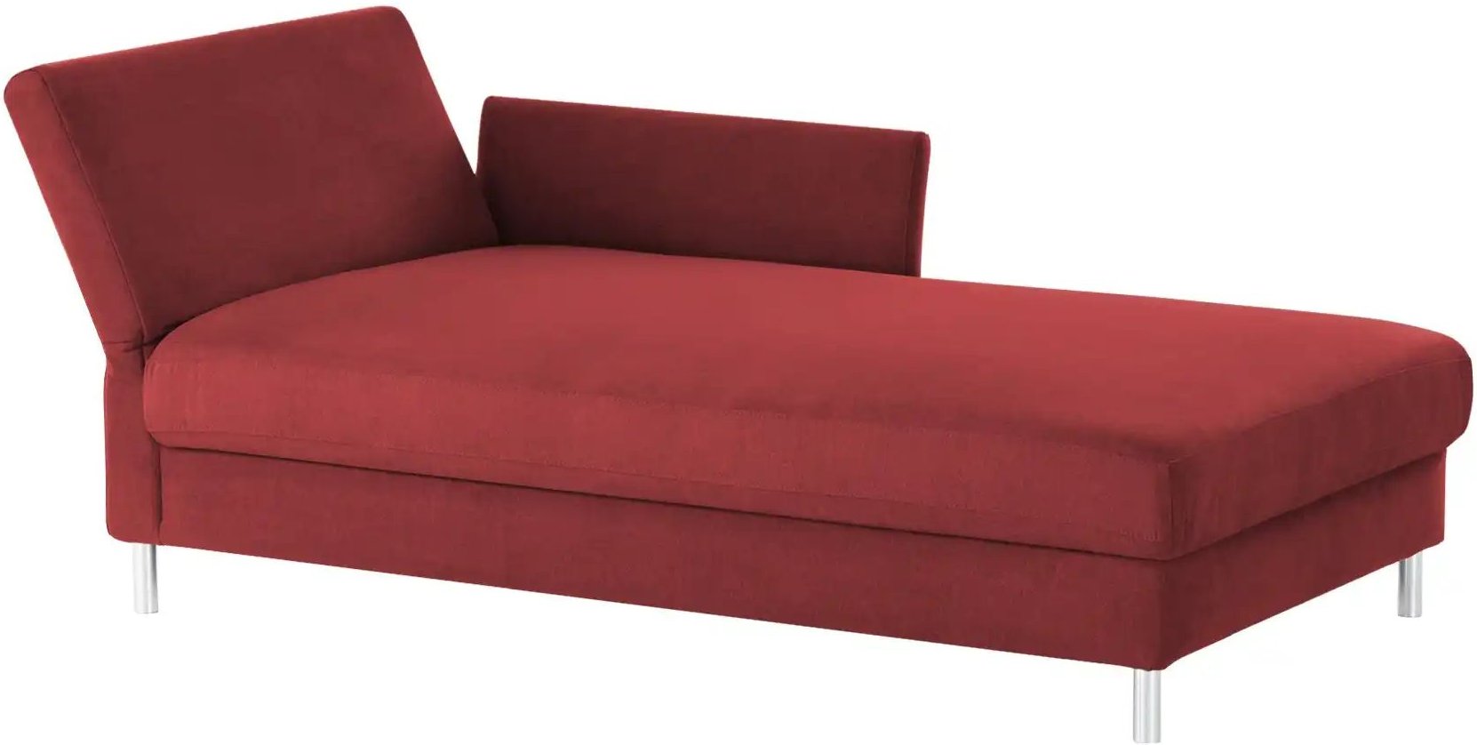 nehl Liege Easy ¦ rot ¦ Maße (cm): B: 220 H: 80 T: 96.0 Polstermöbel > Ottomanen & Recamiere - Höffner