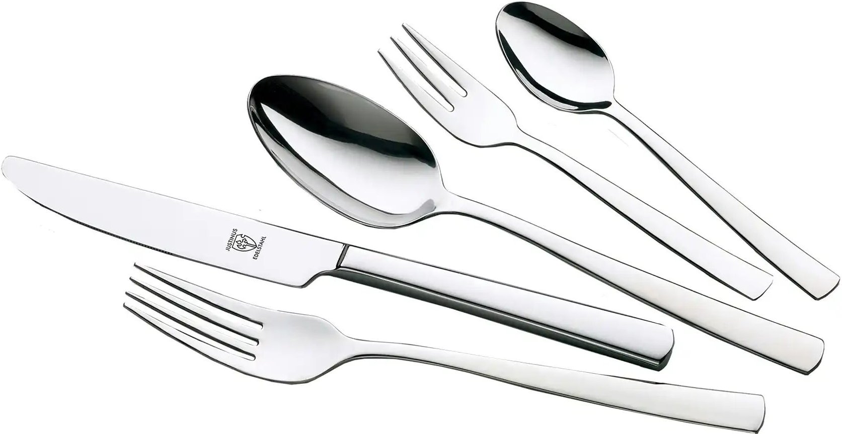 Justinus Besteckset Vito ¦ silber ¦ Edelstahl Besteck > Besteck-Sets - Höffner