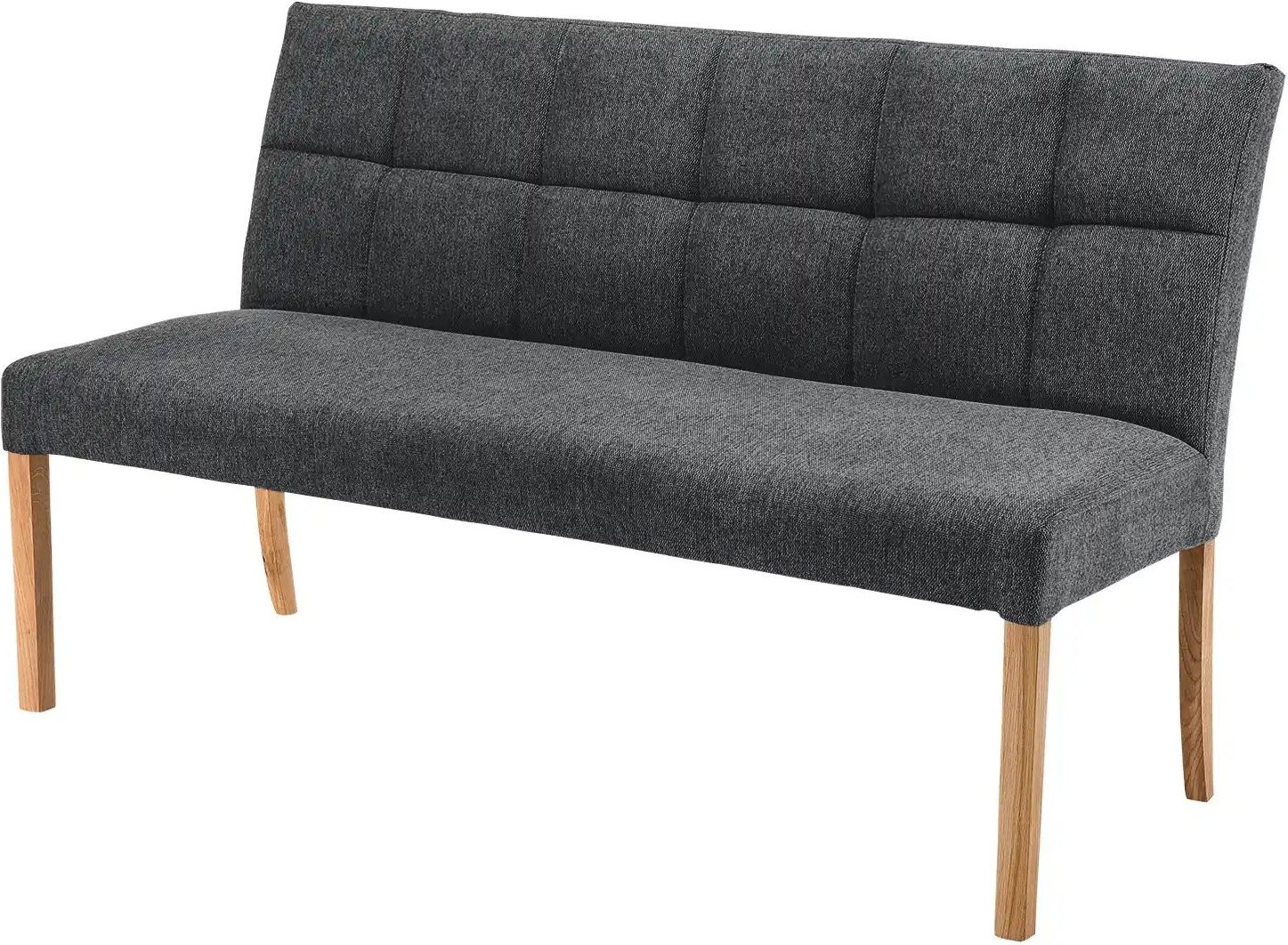 Woodford Esszimmerbank mit Steppung Mako ¦ grau ¦ Maße (cm): B: 150 H: 89 T: 64.0 Bänke > Einzelbänke - Höffner