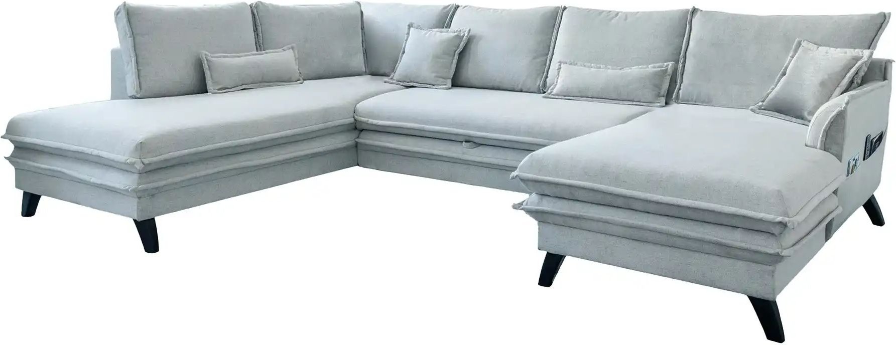 Thumbnail - Miuform Wohnlandschaft mit Schlaffunktion Charming Charlie ¦ grau ¦ Maße (cm): B: 302 H: 90 Polstermöbel > Sofas > Wohnl...