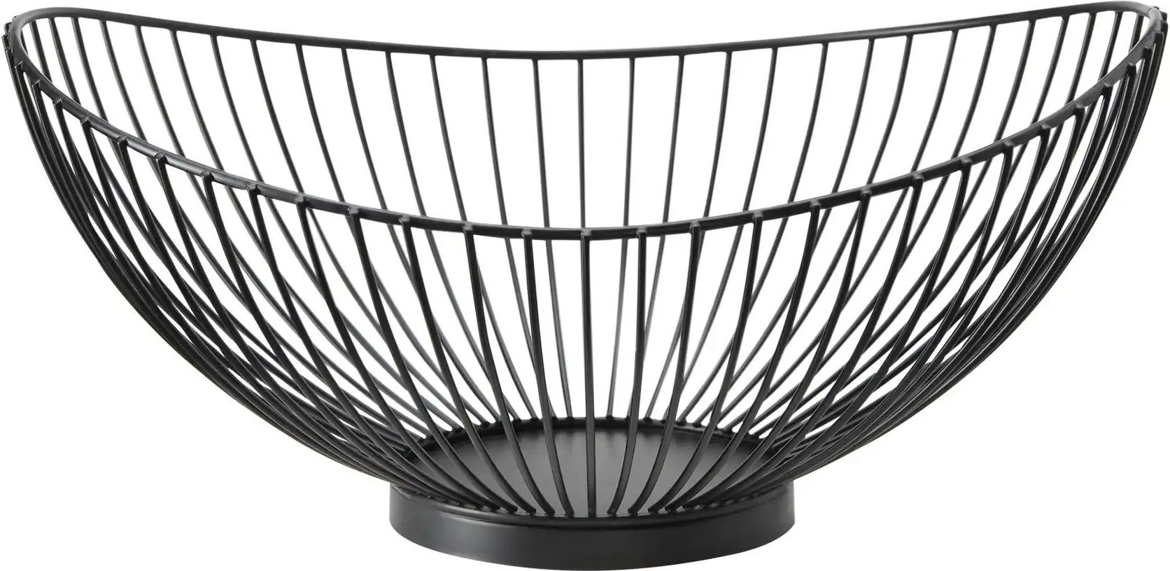 HOME STORY Deko Schale ¦ schwarz ¦ Metall ¦ Maße (cm): B: 32 H: 14,8 T: 28.5 Accessoires > Deko-Schalen - Höffner