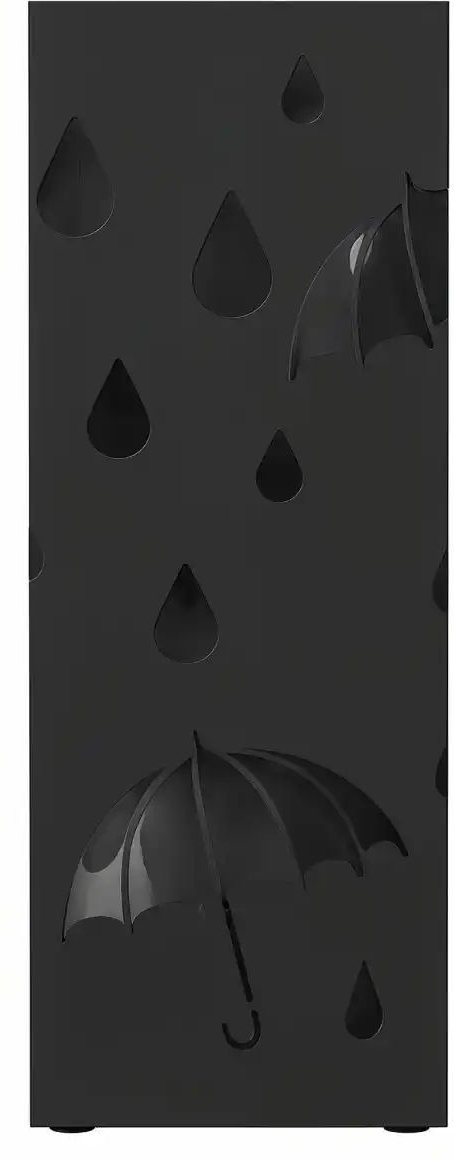 Schirmständer ¦ schwarz ¦ Metall,Kunststoff ¦ Maße (cm): B: 15,5 H: 49 Aufbewahrung > Zeitungsständer & Schirmständer ...