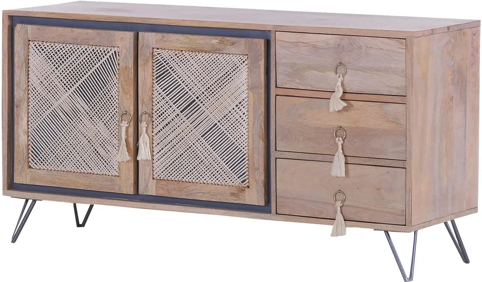 Sideboard  Almina ¦ holzfarben ¦ Maße (cm): B: 130 H: 67 T: 40.0 Kommoden & Sideboards > Sideboards - Höffner