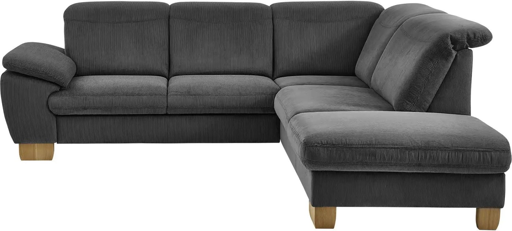 meinSofa Ecksofa Raica-S ¦ grau ¦ Maße (cm): B: 266 H: 91 T: 243.0 Polstermöbel > Sofas > Ecksofas - Höffner