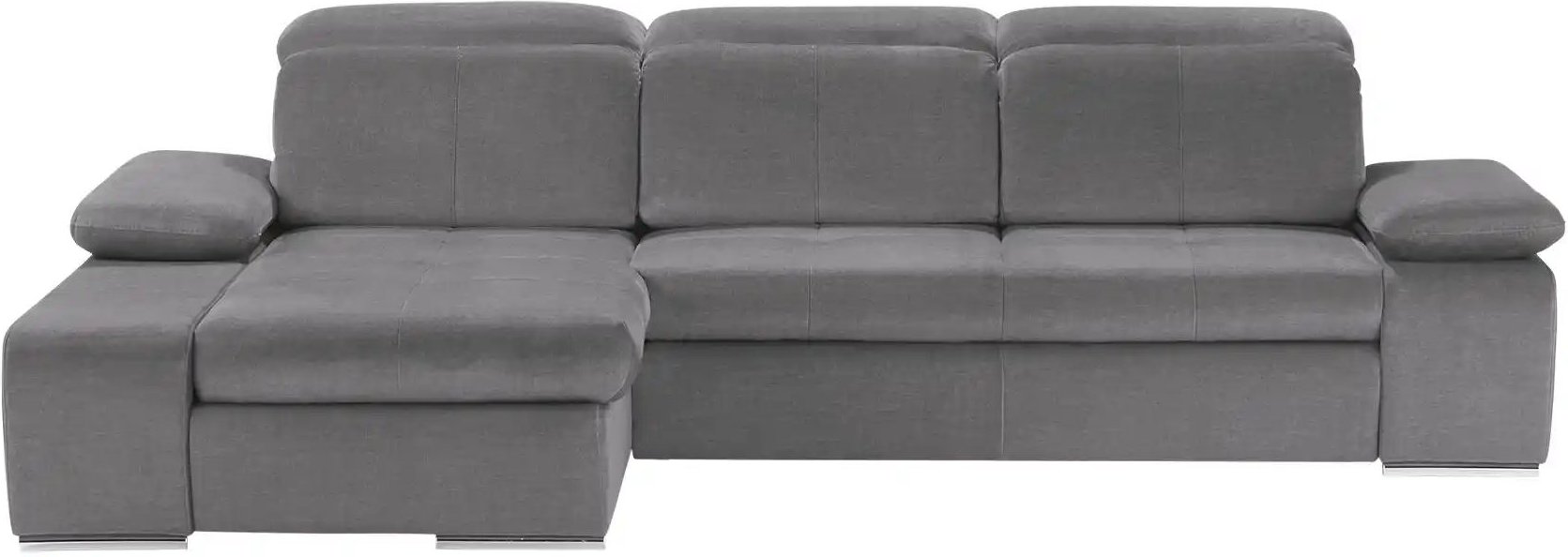 switch Ecksofa aus Mikrofaser Avilla ¦ schwarz ¦ Maße (cm): B: 285 H: 86 T: 187.0 Polstermöbel > Sofas > Ecksofas - Höff...