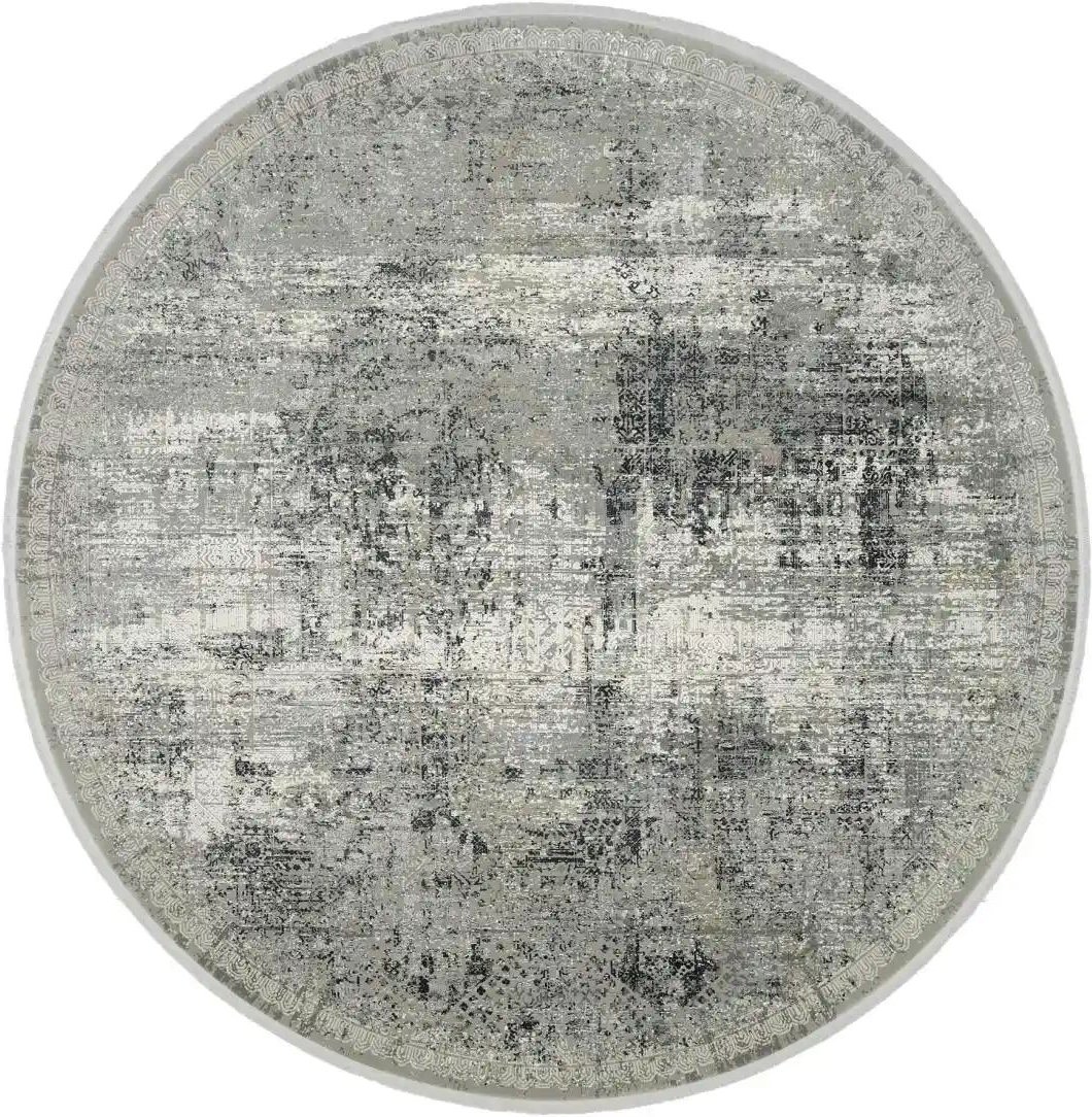 Musterring Teppich ¦ grau ¦ Viskose,Synthetische Fasern Ø: 240 Teppiche > Wohnteppiche - Höffner
