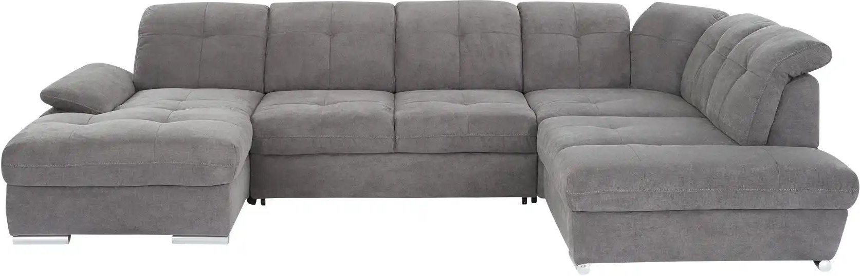 Wohnlandschaft Gladys ¦ grau ¦ Maße (cm): B: 377 H: 103 T: 246.0 Polstermöbel > Sofas > Wohnlandschaften - Höffner