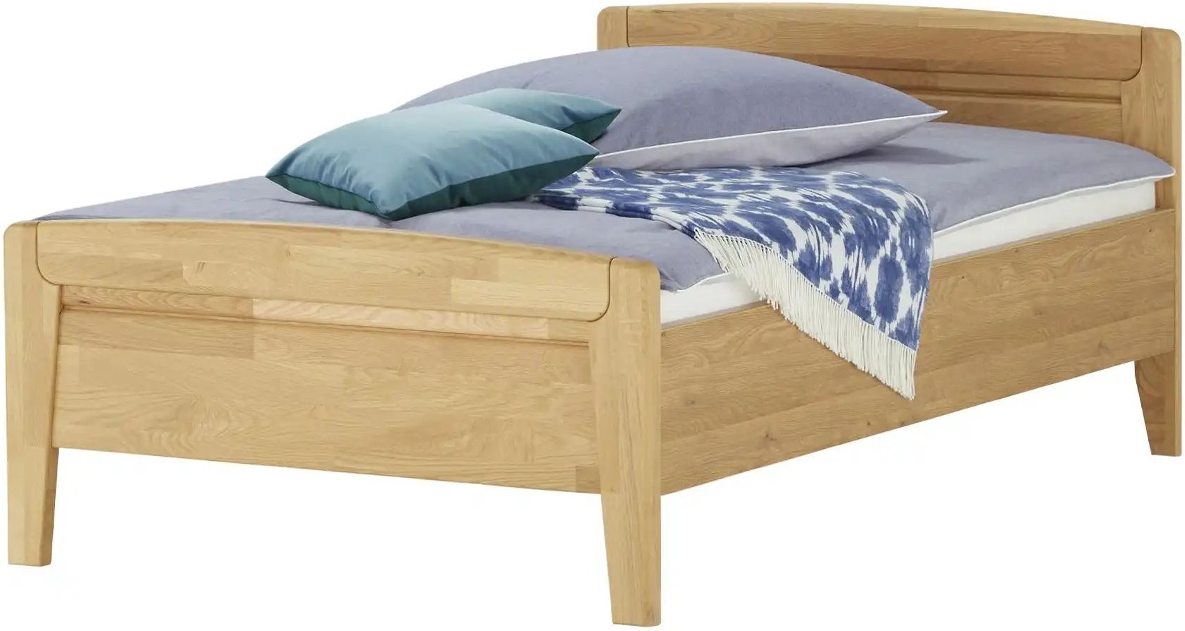 Woodford Komfortbett teilmassiv Kyran ¦ holzfarben ¦ Maße (cm): B: 109 H: 85 Betten > Bettgestelle - Höffner