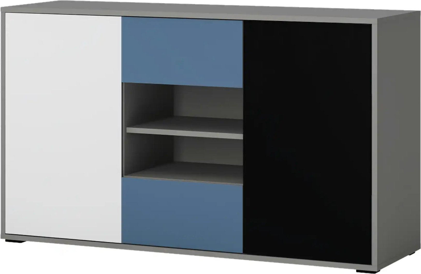 Kommode Laser ¦ grau ¦ Maße (cm): B: 125,7 H: 74,2 T: 40.0 Kommoden & Sideboards > Sideboards - Höffner