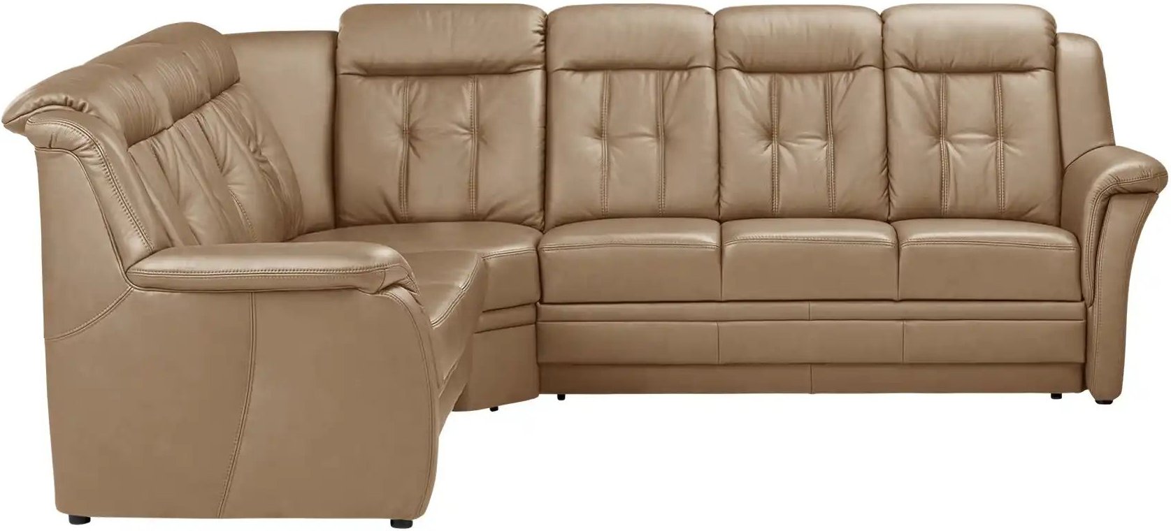 Polstermöbel Oelsa Ecksofa Leder Andorra ¦ braun ¦ Maße (cm): B: 272 H: 99 T: 238.0 Polstermöbel > Sofas > Ecksofas - H...