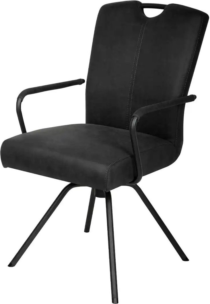 Gray & Jones Esszimmerstuhl Cap Ferrat 2 ¦ schwarz ¦ Maße (cm): B: 50 H: 93,5 T: 62.0 Stühle > Esszimmerstühle > Esszim...