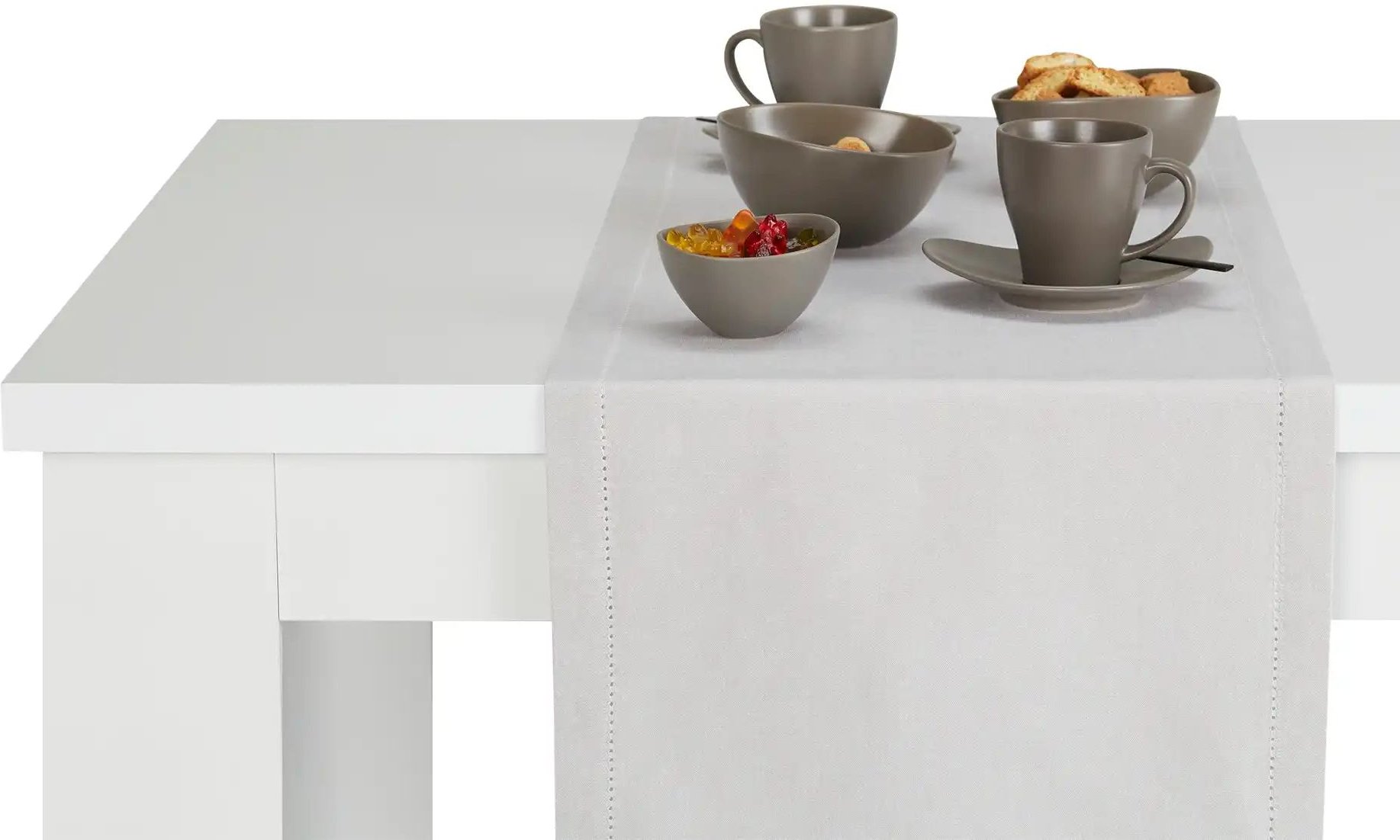 como Tischläufer Lunch ¦ grau ¦ Maße (cm): B: 40 Tischwäsche & Küchentextilien > Tischläufer - Höffner