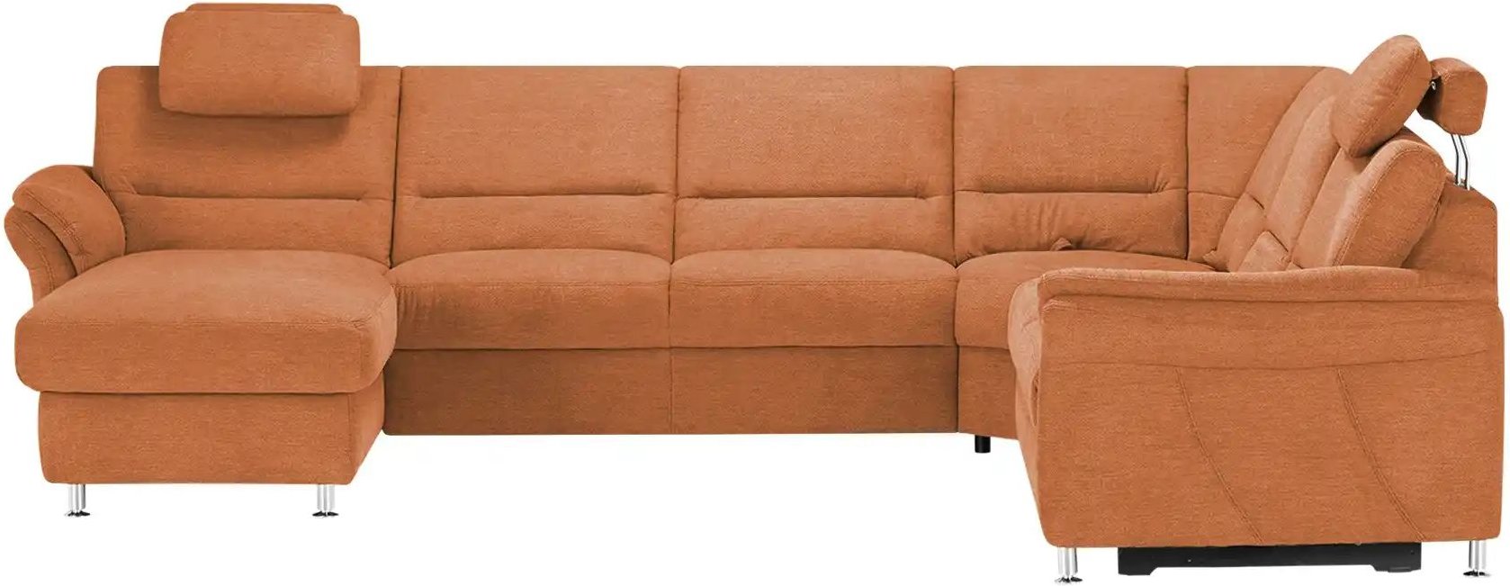 meinSofa Wohnlandschaft  Donald ¦ orange ¦ Maße (cm): B: 330 H: 89 T: 262.0 Polstermöbel > Sofas > Wohnlandschaften - Hö...