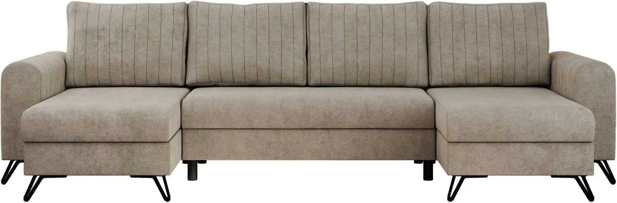 Wohnlandschaft Beige ¦ beige ¦ Maße (cm): B: 312 H: 90 Polstermöbel > Sofas > Wohnlandschaften - Höffner