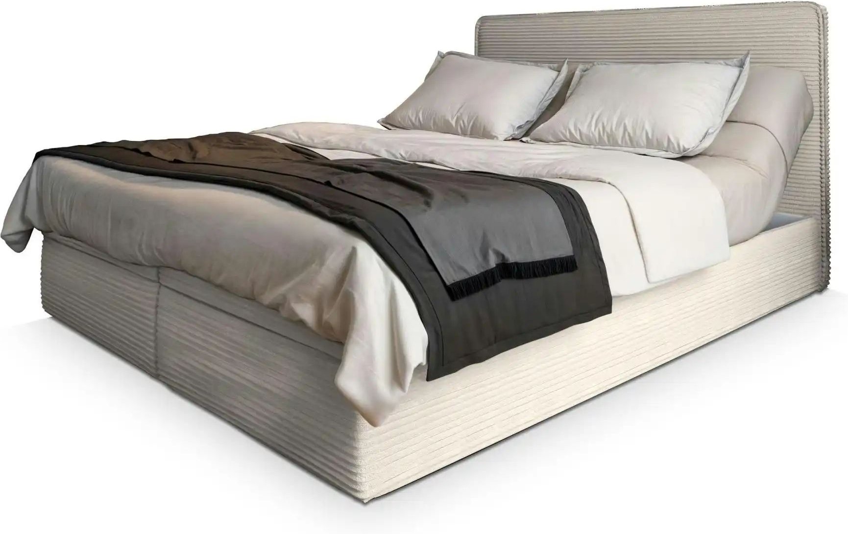 MASSENO Boxbett mit Bettkasten Astor ¦ creme ¦ Maße (cm): B: 160 H: 98 Betten > Polsterbetten - Höffner