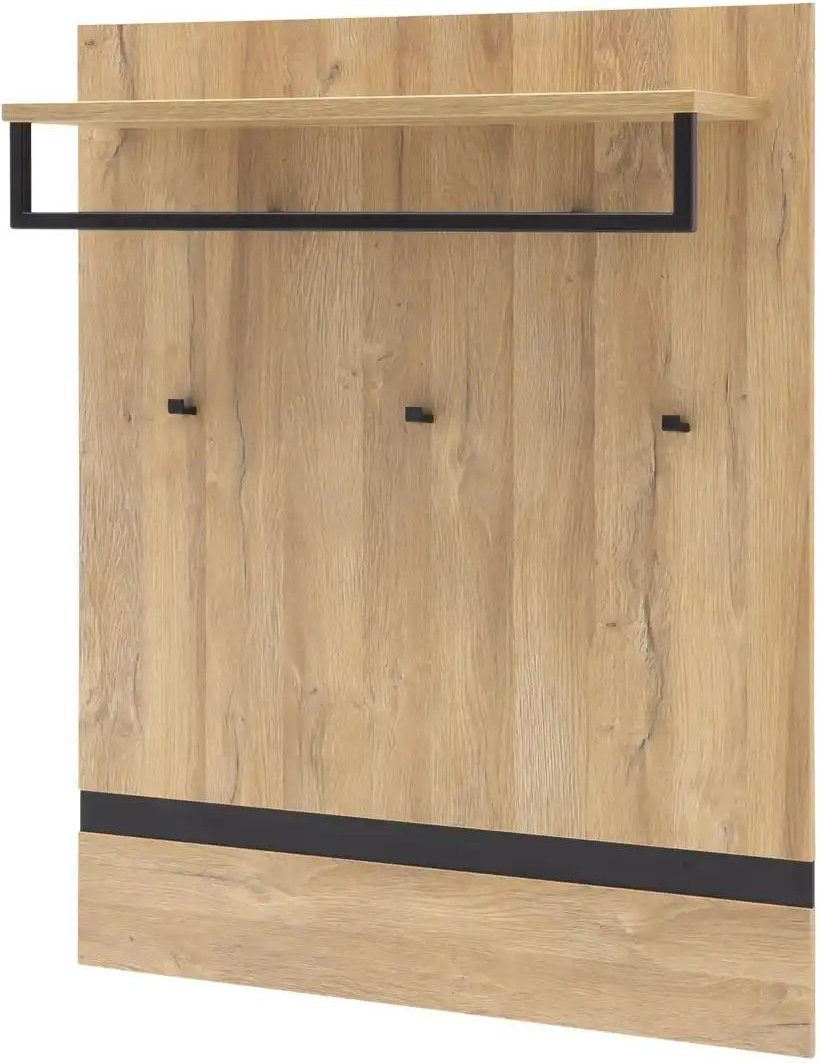 Garderobenpaneel Medebach ¦ holzfarben ¦ Holzwerkstoff ¦ Maße (cm): B: 90 H: 113 T: 28.0 Garderoben & Kleiderstangen > ...