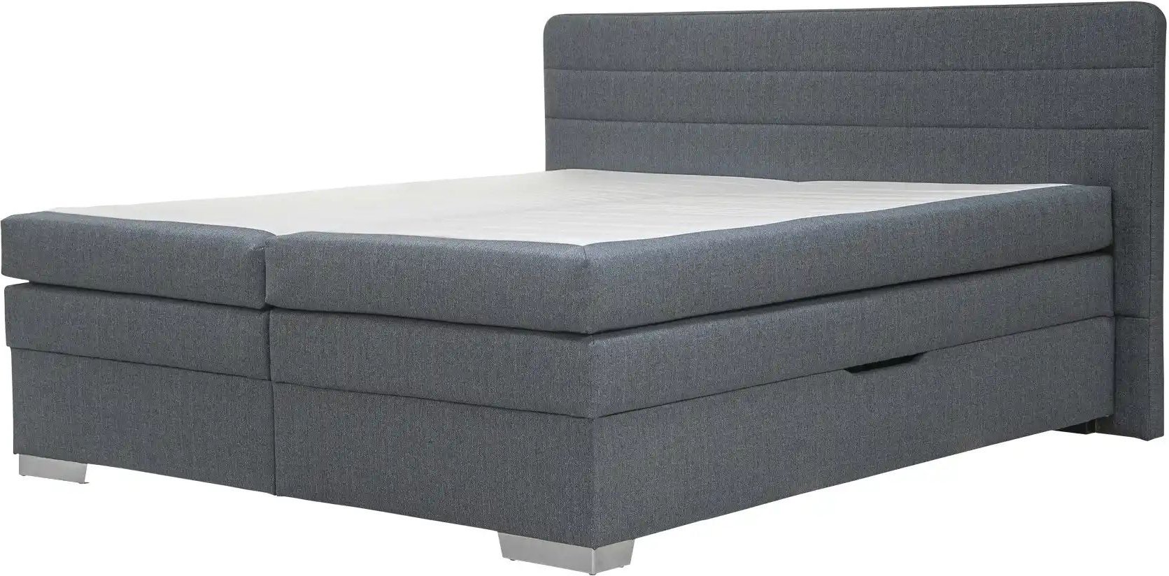 Boxspringbett mit Bettkasten Hackney ¦ blau ¦ Maße (cm): B: 201 H: 109 Betten > Boxspringbetten - Höffner