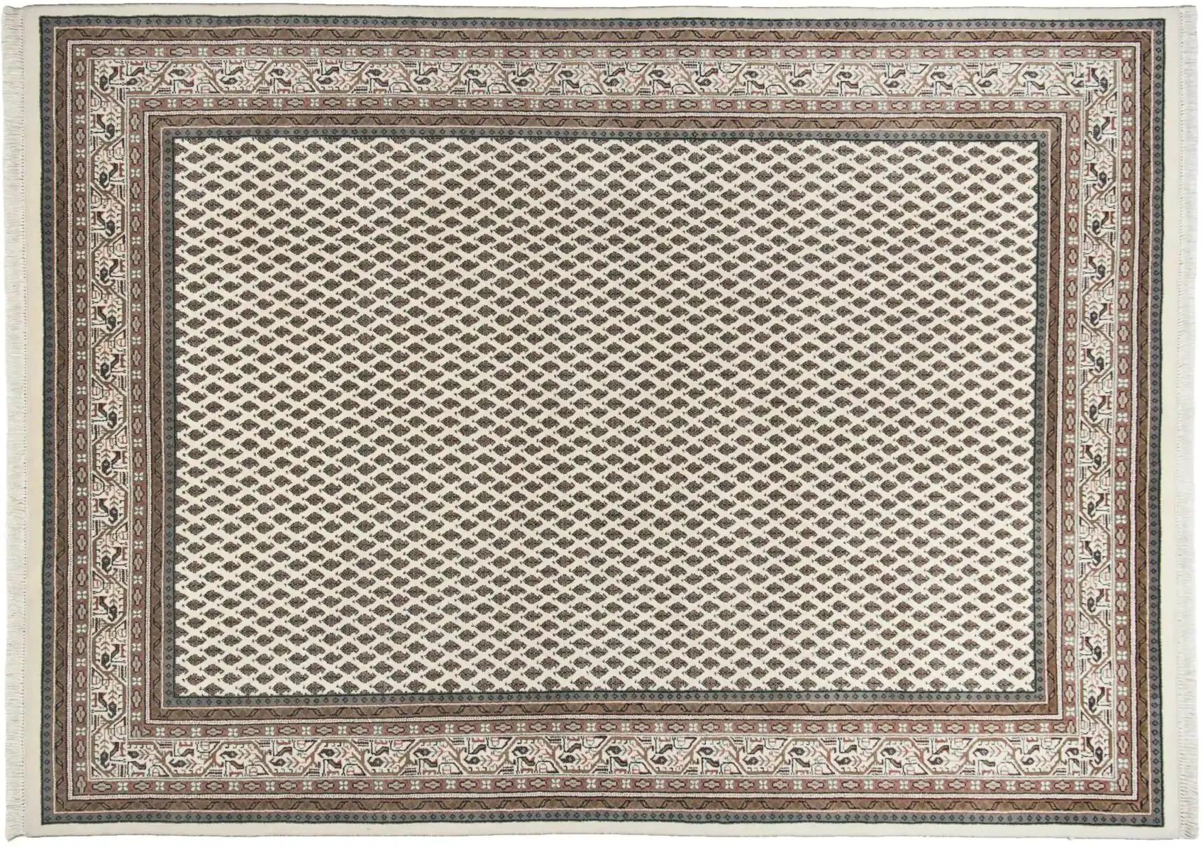 THEKO Orientteppich Abbas Meraj ¦ creme ¦ Wolle ¦ Maße (cm): B: 170 Teppiche > Vintage Teppiche - Höffner