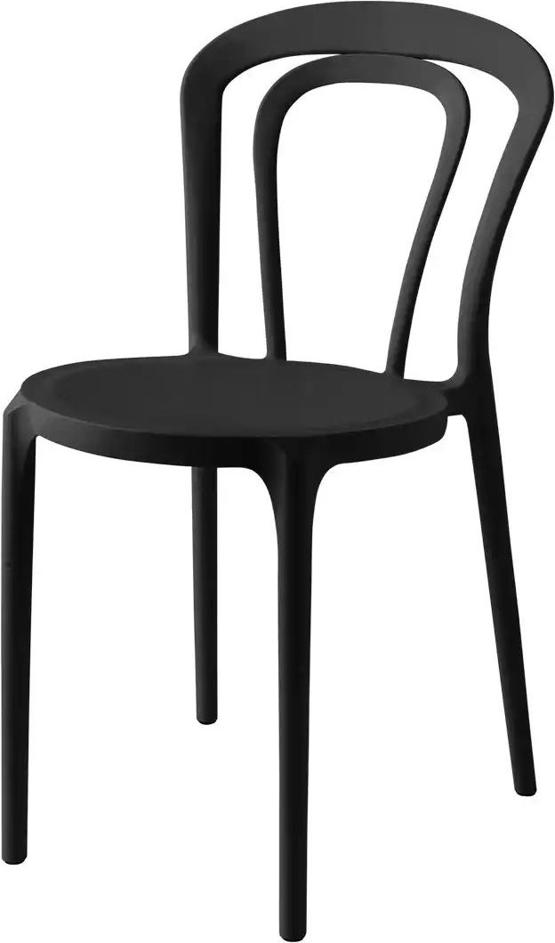 Connubia Stuhl stapelbar Caffe ¦ schwarz ¦ Maße (cm): B: 43 H: 83 T: 53.0 Stühle > Esszimmerstühle > Esszimmerstühle ohn...