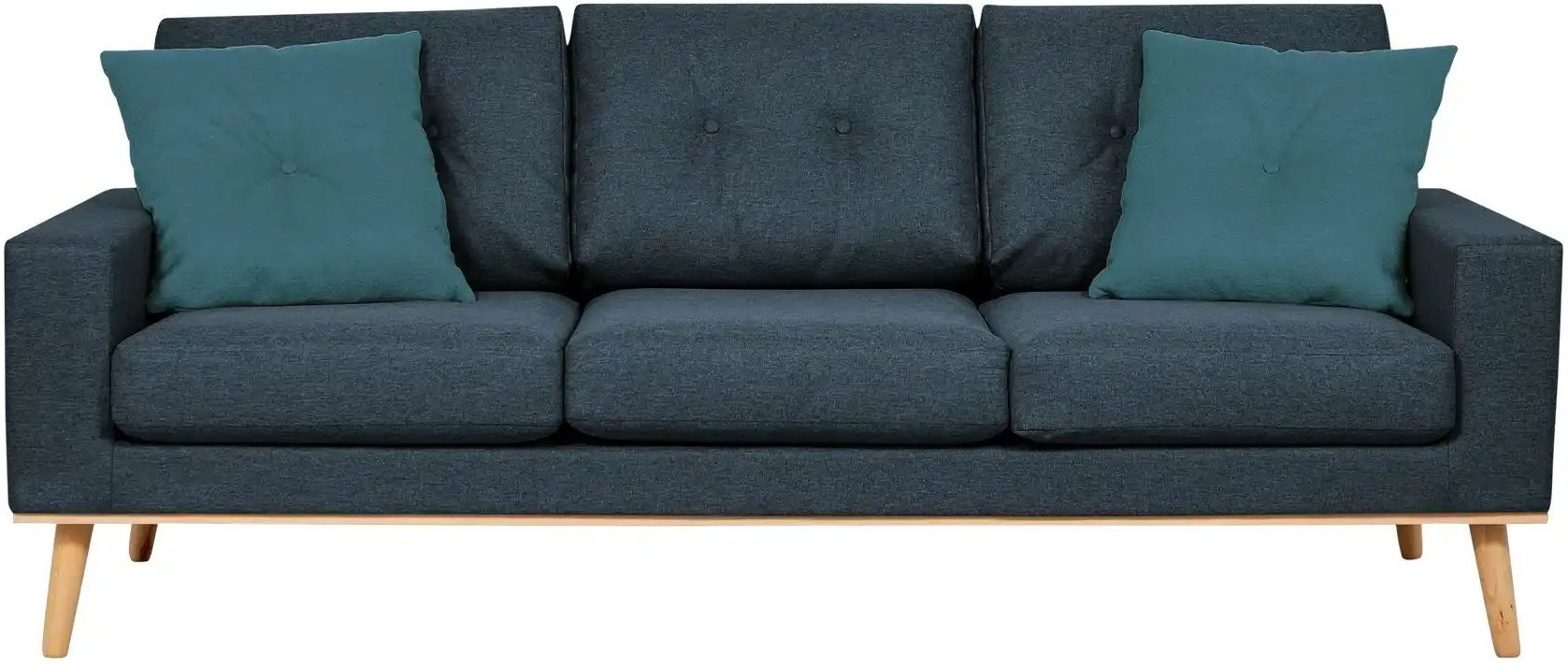 Thumbnail - Sofa 3-sitzig Cristy ¦ blau ¦ Maße (cm): B: 211 H: 88 T: 86.0 Polstermöbel > Sofas > 3-Sitzer - Höffner