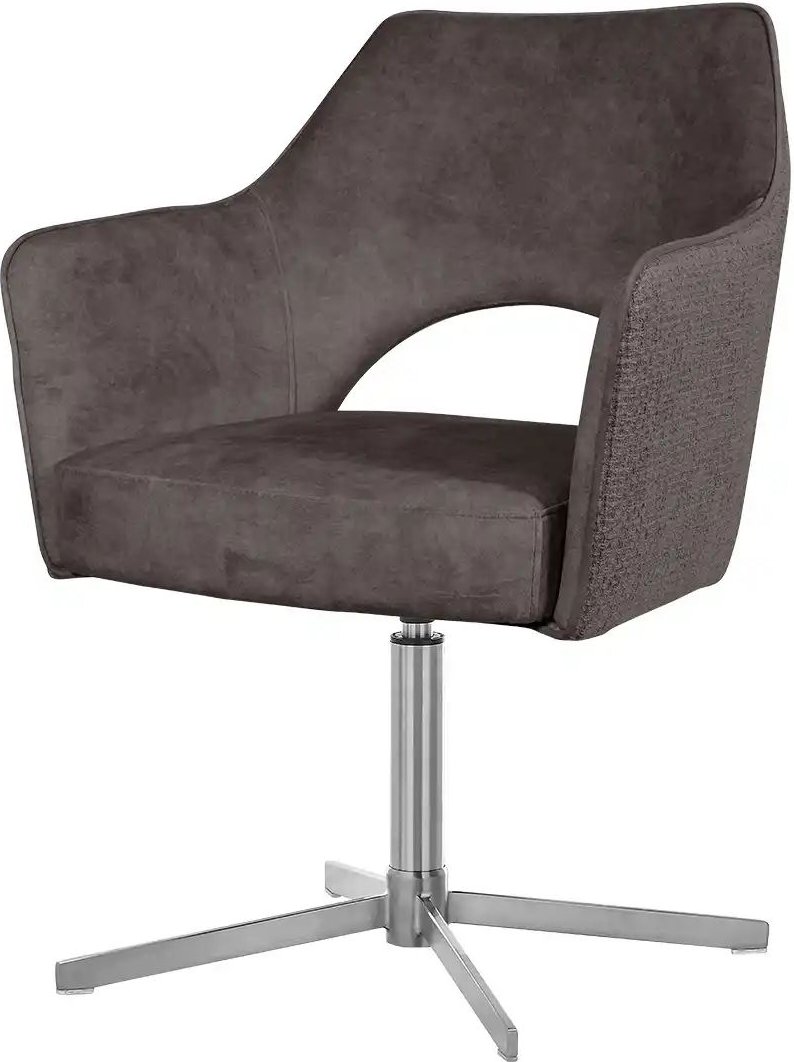 Armlehnstuhl drehbar Albert 1 ¦ braun ¦ Maße (cm): B: 62 H: 85 T: 60.0 Stühle > Esszimmerstühle > Esszimmerstühle mit Ar...