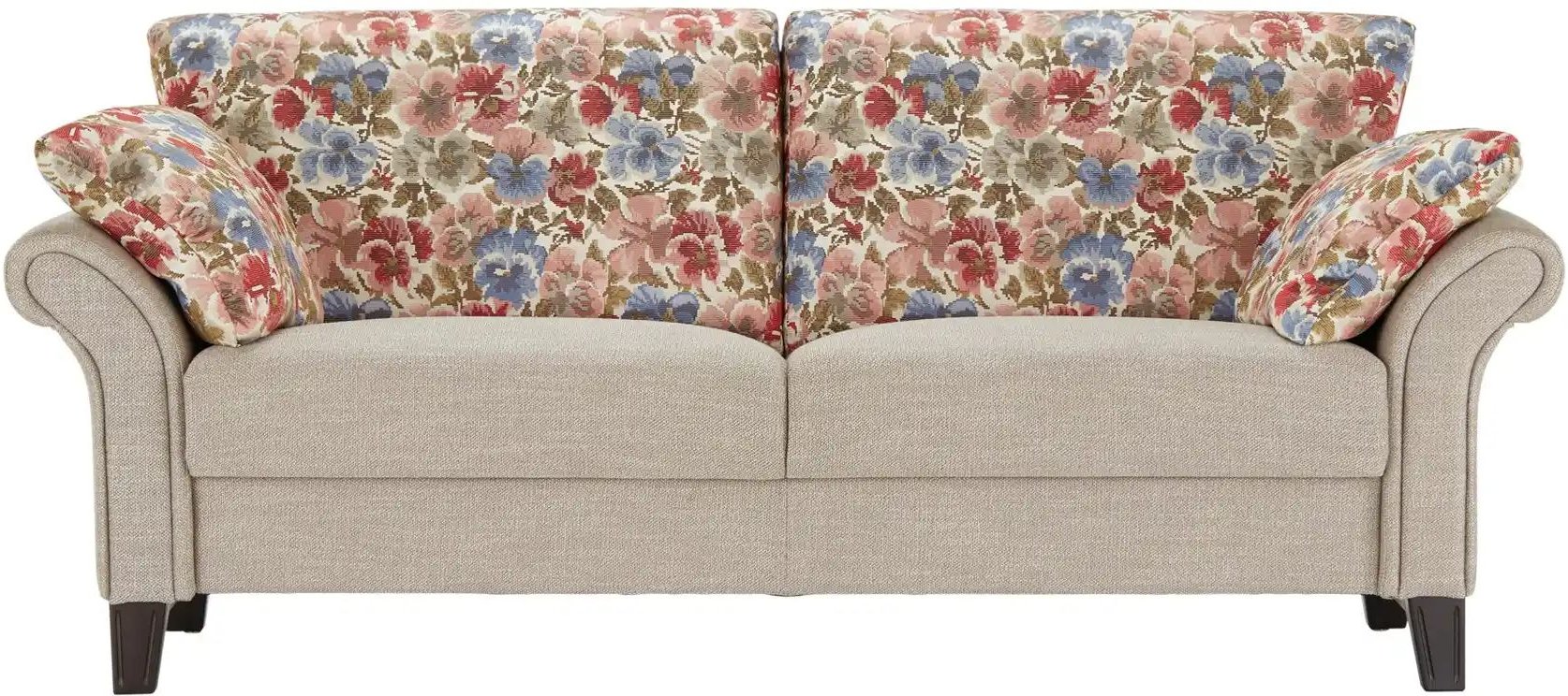 Einzelsofa Jochberg ¦ beige ¦ Maße (cm): B: 206 H: 92 T: 92.0 Polstermöbel > Sofas > 3-Sitzer - Höffner