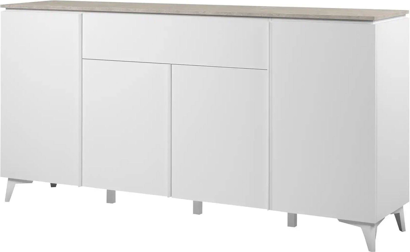 Sideboard  Dimarro ¦ weiß ¦ Maße (cm): B: 177 H: 92 T: 40.0 Kommoden & Sideboards > Sideboards - Höffner