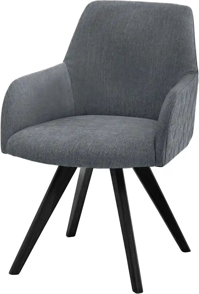 Dine + Mine Esszimmerstuhl Bristol 2 ¦ grau ¦ Maße (cm): B: 61 H: 88 T: 66.5 Stühle > Küchenstühle > Küchenstühle mit A...